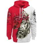 Personalized Maryland Terrapins Jesus Tear Hoodie Best Selling