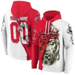 Personalized Maryland Terrapins Jesus Tear Hoodie Best Selling