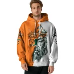 Personalized Miami Hurricanes Jesus Tear Hoodie Best Selling