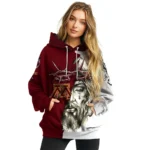 Personalized Minnesota Golden Gophers Jesus Tear Hoodie Best Selling