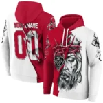 Personalized New Mexico Lobos Jesus Tear Hoodie Best Selling