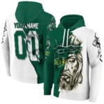 Personalized North Dakota State Bison Jesus Tear Hoodie Best Selling
