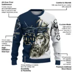 personalized-notre-dame-fighting-irish-jesus-tear-sweater-best-selling