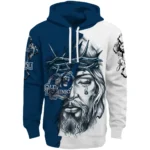 Personalized Old Dominion Monarchs Jesus Tear Hoodie Best Selling