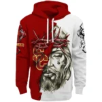 Personalized Usc Trojans Jesus Tear Hoodie Best Selling