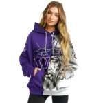 Personalized Washington Huskies Jesus Tear Hoodie Best Selling