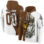 Personalized Western Michigan Broncos Jesus Tear Hoodie Best Selling