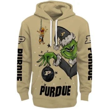 Purdue Boilermakers Hoodie - Chirstmas Grinch