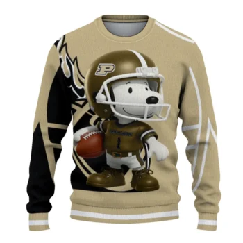 Purdue Boilermakers Sweater - Helmet Snoopy