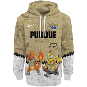 Purdue Boilermakers Hoodie - Pokemon