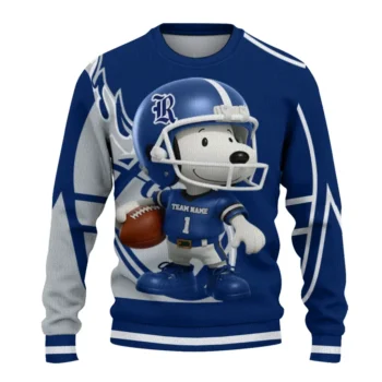 Rice Owls Sweater - Helmet Snoopy