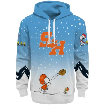 Sam Houston Bearkats Hoodie - Winter Snoopy