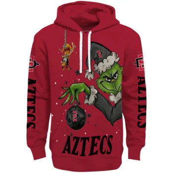 San Diego State Aztecs Hoodie - Chirstmas Grinch