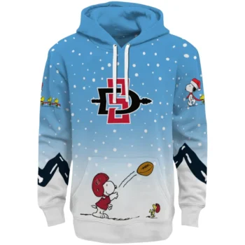 San Diego State Aztecs Hoodie - Winter Snoopy
