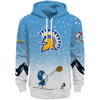 San Jose State Spartans Hoodie - Winter Snoopy