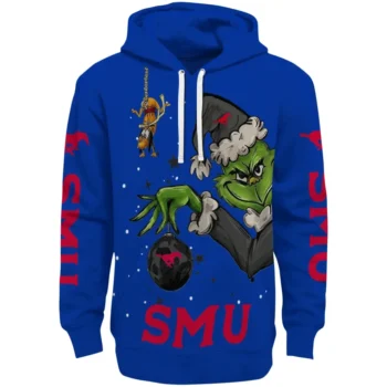 SMU Mustangs Hoodie - Chirstmas Grinch