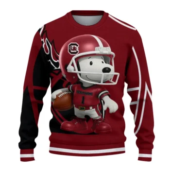 South Carolina Gamecocks Sweater - Helmet Snoopy