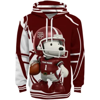 Texas A&M Aggies Hoodie - Football Snoopy