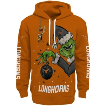 Texas Longhorns Hoodie - Chirstmas Grinch