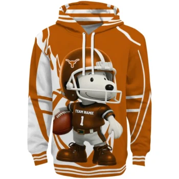 Texas Longhorns Hoodie - Football Snoopy