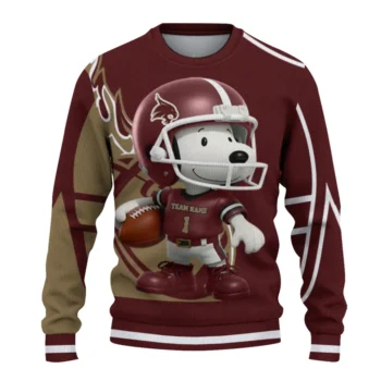 Texas State Bobcats Sweater - Helmet Snoopy