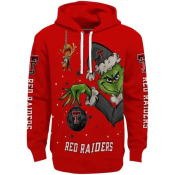 Texas Tech Red Raiders Hoodie - Chirstmas Grinch