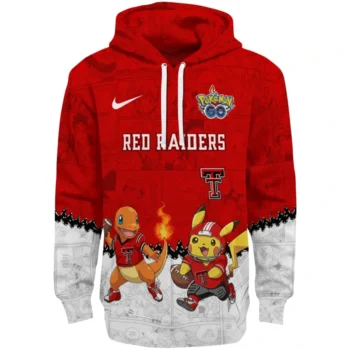 Texas Tech Red Raiders Hoodie - Pokemon