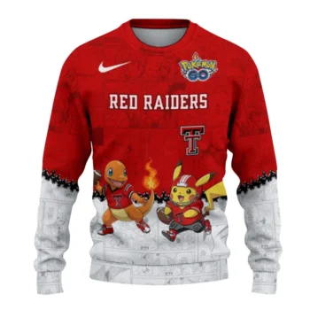 Texas Tech Red Raiders Sweater - Pokemon