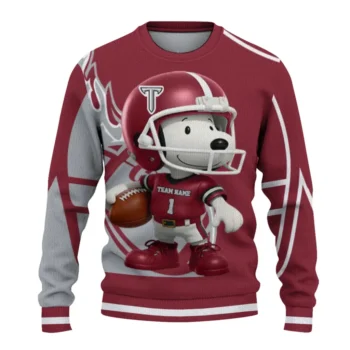 Troy Trojans Sweater - Helmet Snoopy