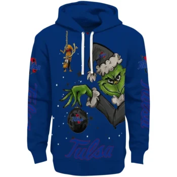 Tulsa Golden Hurricane Hoodie - Chirstmas Grinch