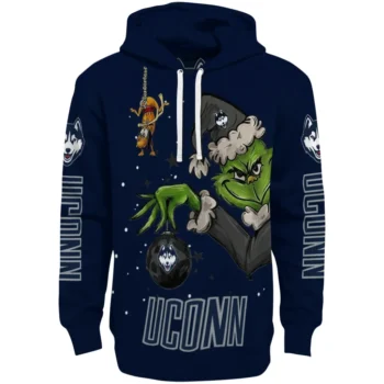 UConn Huskies Hoodie - Chirstmas Grinch