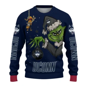 UConn Huskies Sweater - Grinch Stare