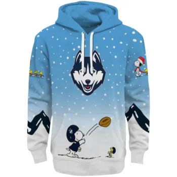 UConn Huskies Hoodie - Winter Snoopy
