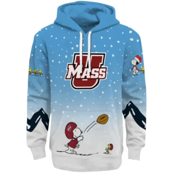 UMass Minutemen Hoodie - Winter Snoopy