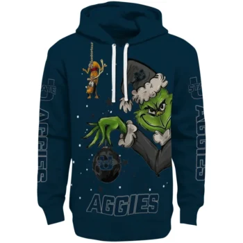 Utah State Aggies Hoodie - Chirstmas Grinch