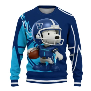 Villanova Wildcats Sweater - Helmet Snoopy
