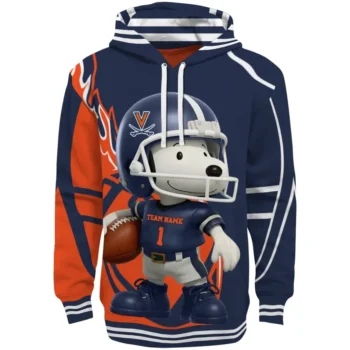 Virginia Cavaliers Hoodie - Football Snoopy