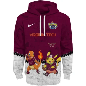 Virginia Tech Hokies Hoodie - Pokemon