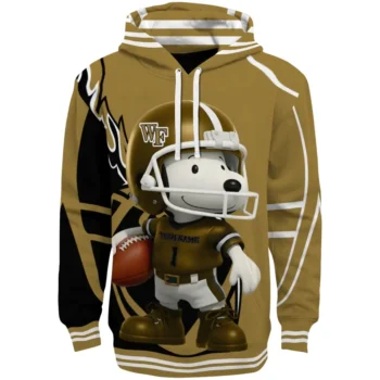 Wake Forest Demon Deacons Hoodie - Football Snoopy