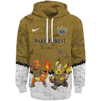 Wake Forest Demon Deacons Hoodie - Pokemon