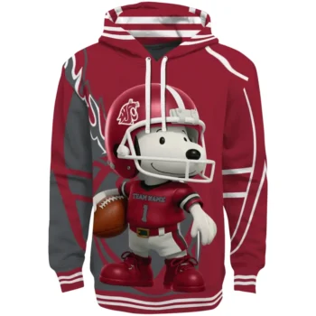 Washington State Cougars Hoodie - Football Snoopy