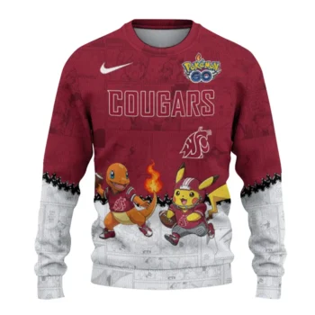 Washington State Cougars Sweater - Pokemon
