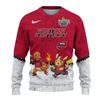 Western Kentucky Hilltoppers Sweater - Pokemon