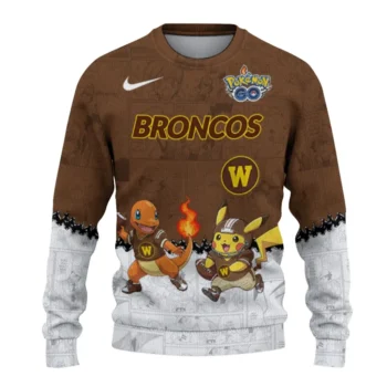 Western Michigan Broncos Sweater - Pokemon