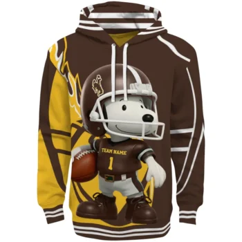 Wyoming Cowboys Hoodie - Football Snoopy