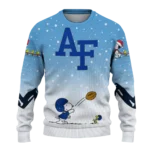 Air Force Falcons Sweater Custom Winter Football Snoopy Blue White Best Selling