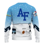 Air Force Falcons Sweater Custom Winter Football Snoopy Blue White Best Selling