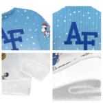 Air Force Falcons Sweater Custom Winter Football Snoopy Blue White Best Selling