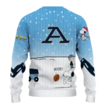Akron Zips Sweater Personalized Winter Football Snoopy Blue White Best Selling