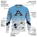 Akron Zips Sweater Personalized Winter Football Snoopy Blue White Best Selling